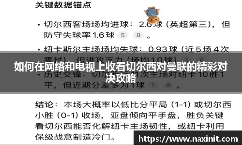 如何在网络和电视上收看切尔西对曼联的精彩对决攻略